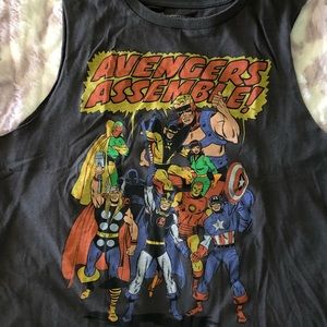 Vintage avengers muscle tank